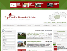 Tablet Screenshot of priestory.reality-rimavskasobota.eu