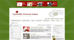 Desktop Screenshot of byty.reality-rimavskasobota.eu