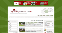 Desktop Screenshot of domy.reality-rimavskasobota.eu